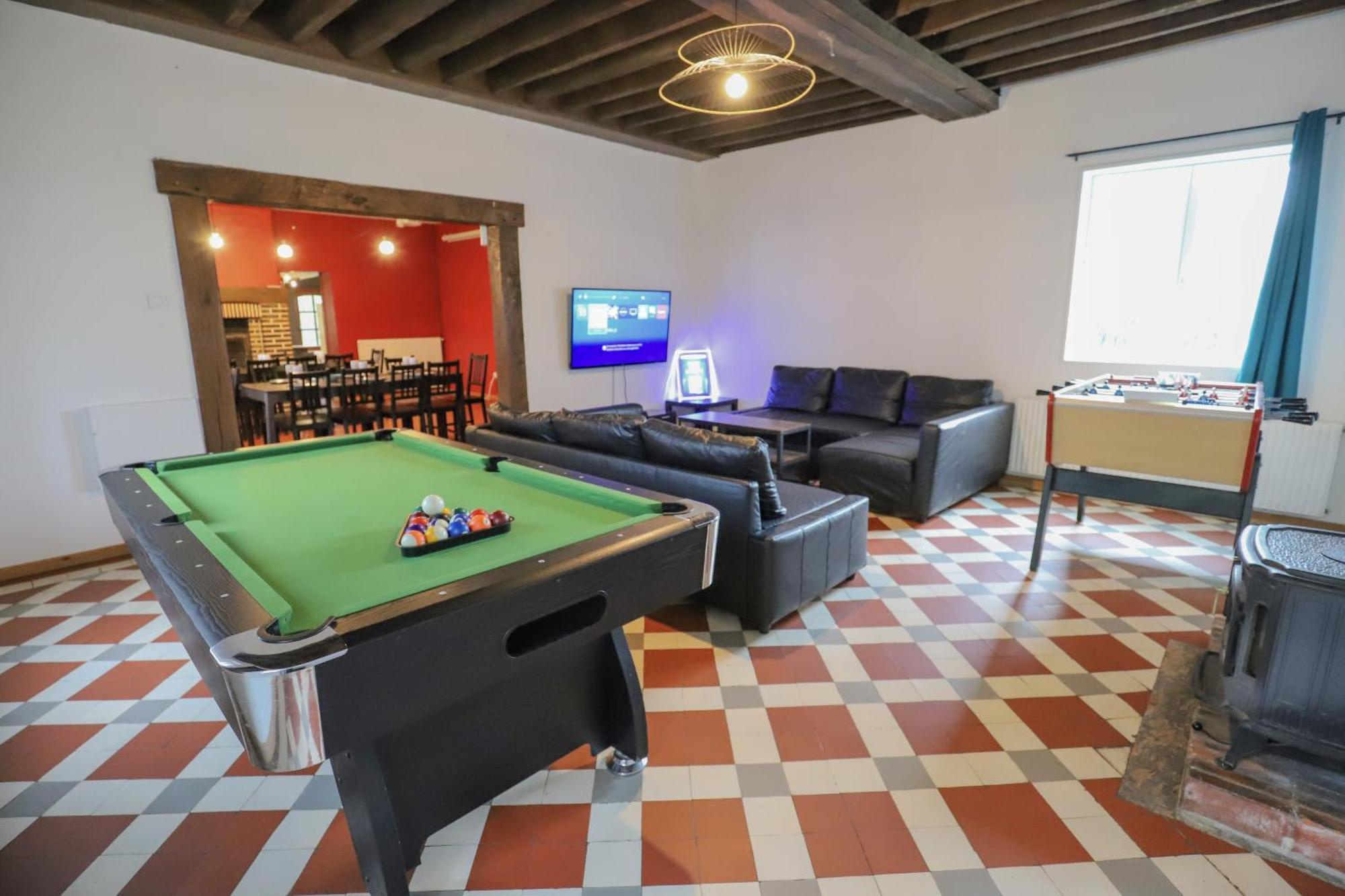 Les Menus Crazy Villa Champs Corons 61 - Interior Heated Pool - 2H From Paris - 30P מראה חיצוני תמונה
