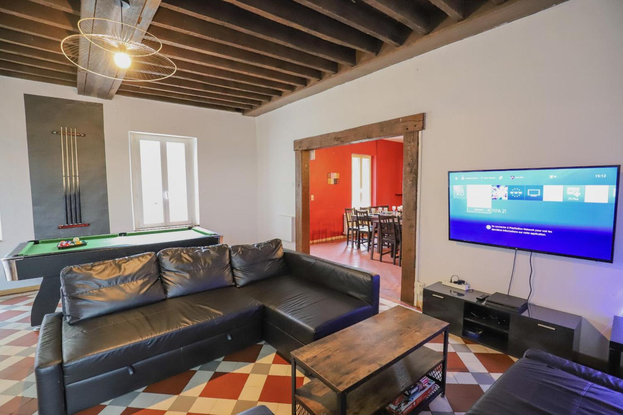 Les Menus Crazy Villa Champs Corons 61 - Interior Heated Pool - 2H From Paris - 30P מראה חיצוני תמונה